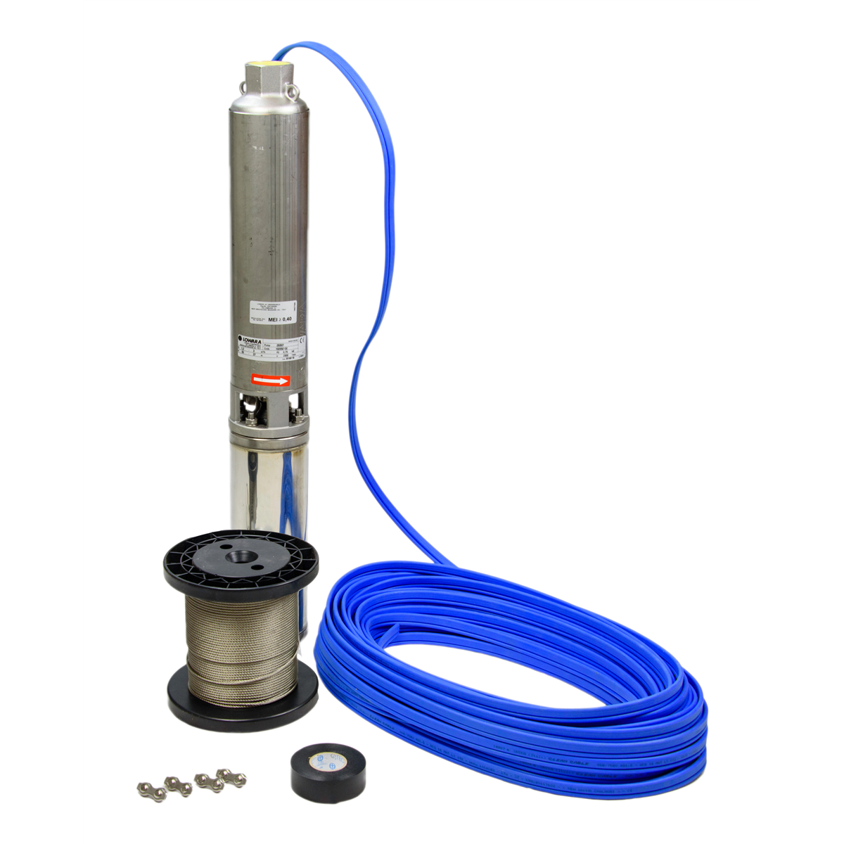 Borrhålspump KIT 2GS07M 60m